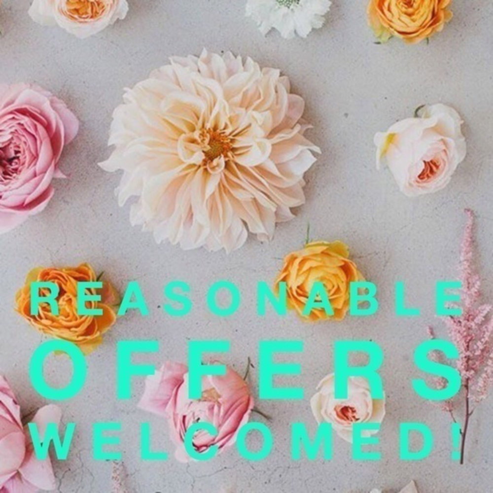 I welcome reasonable offers!!!‎